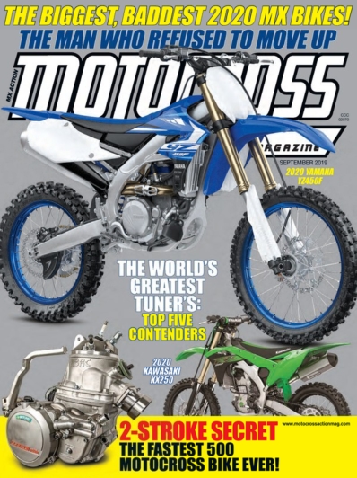 Motocross Action September 01, 2019 Issue Cover