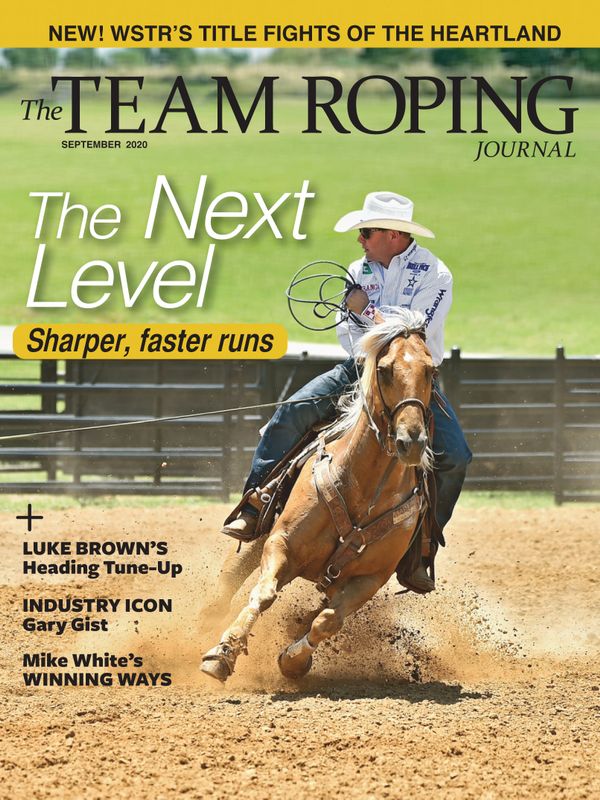 The-Team-Roping-Journal September 01, 2020 Issue Cover