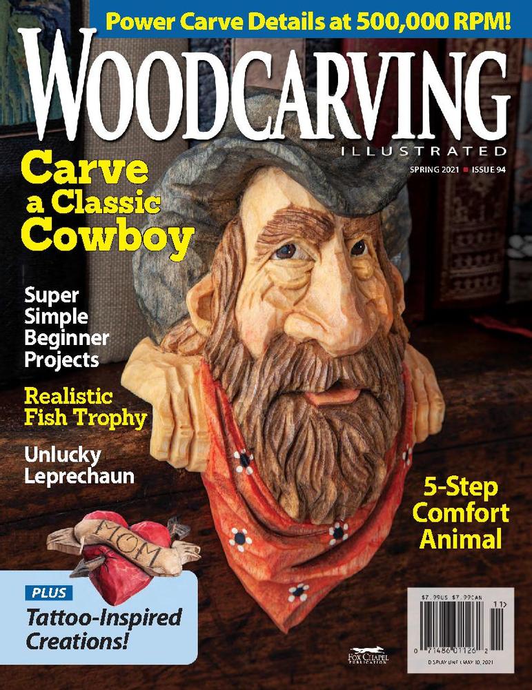 Wood-Carving-Illustrated March 01, 2021 Issue Cover