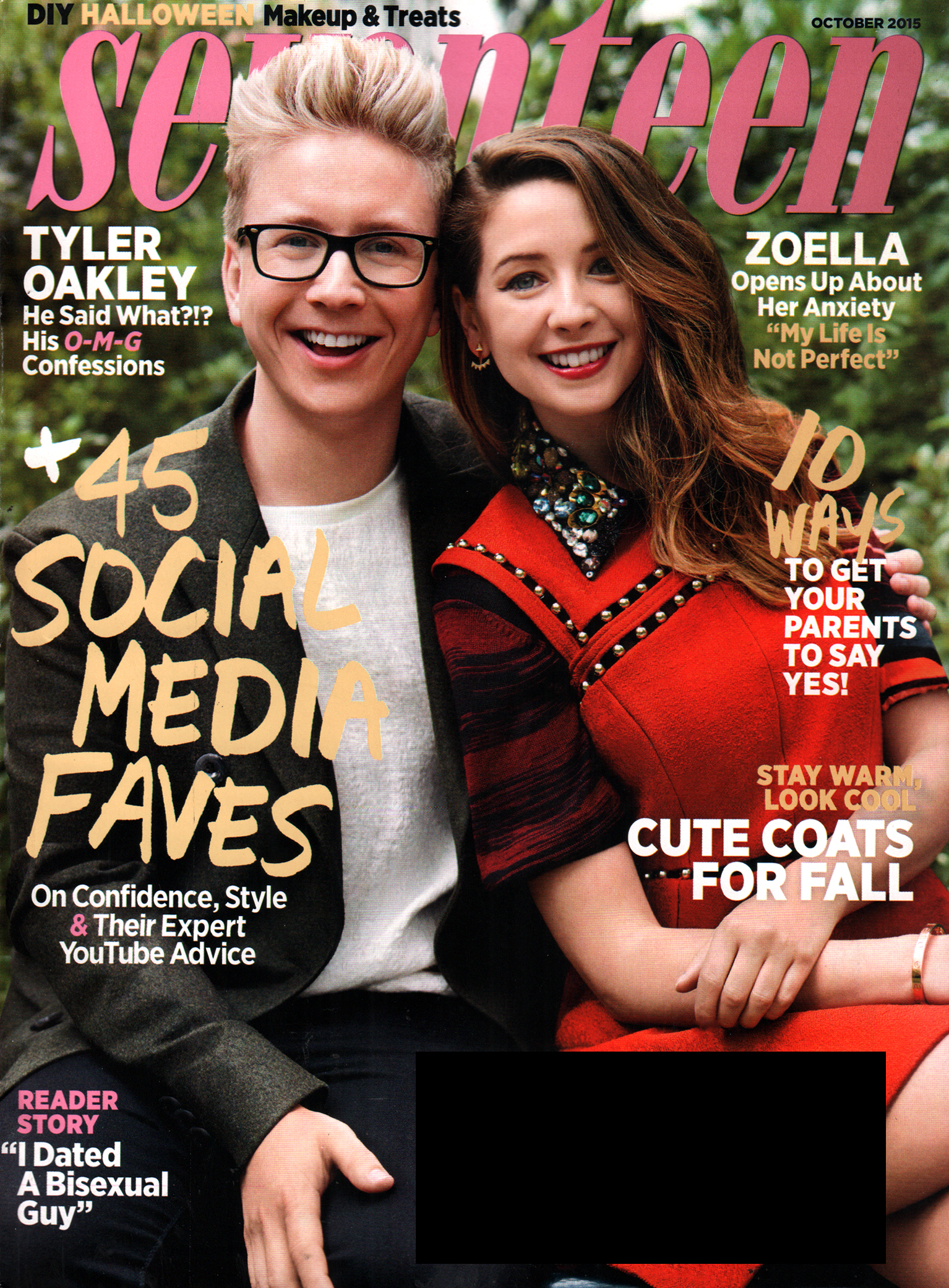 Seventeen October 01, 2015 Issue Cover