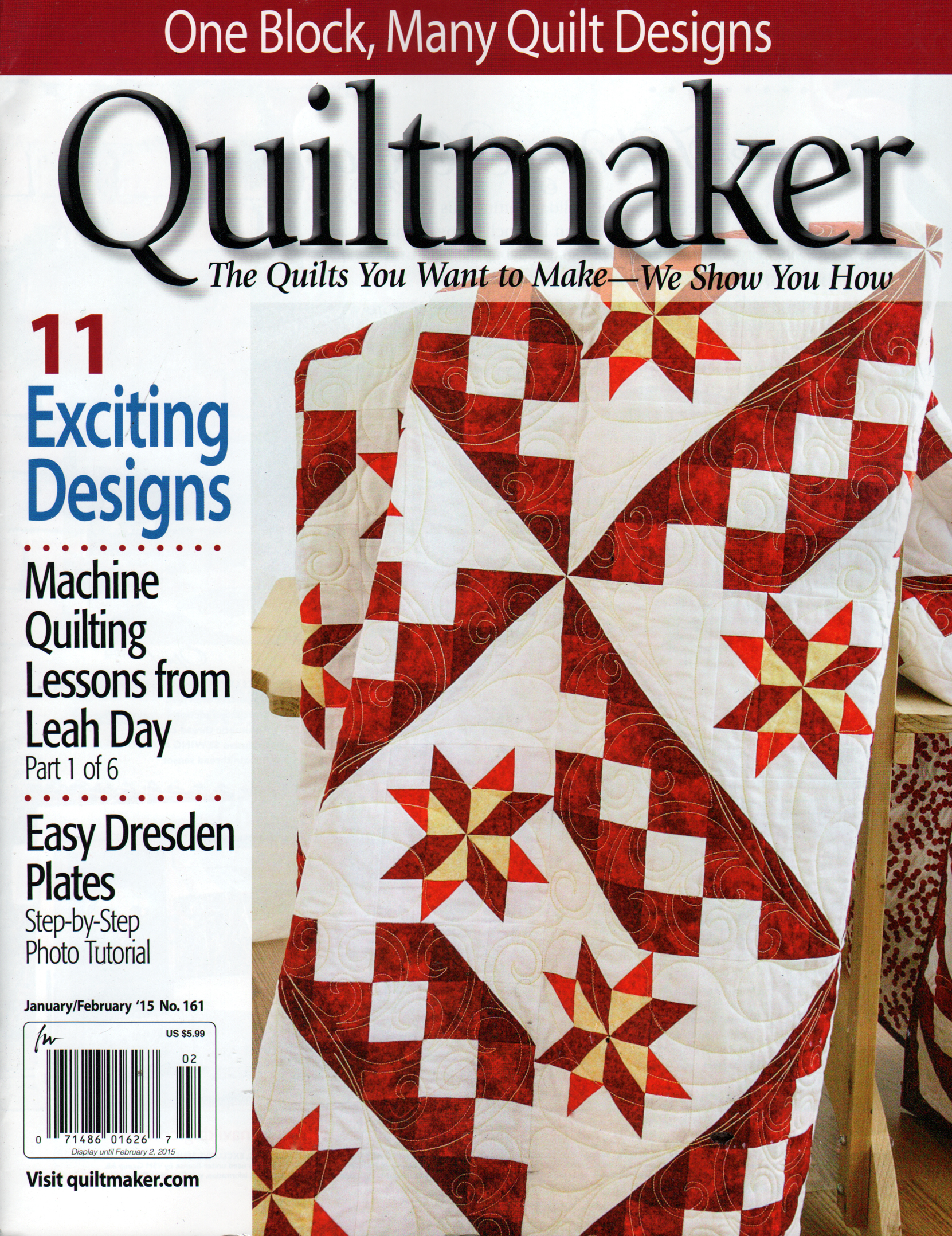 Quiltmaker January 01, 2015 Issue Cover