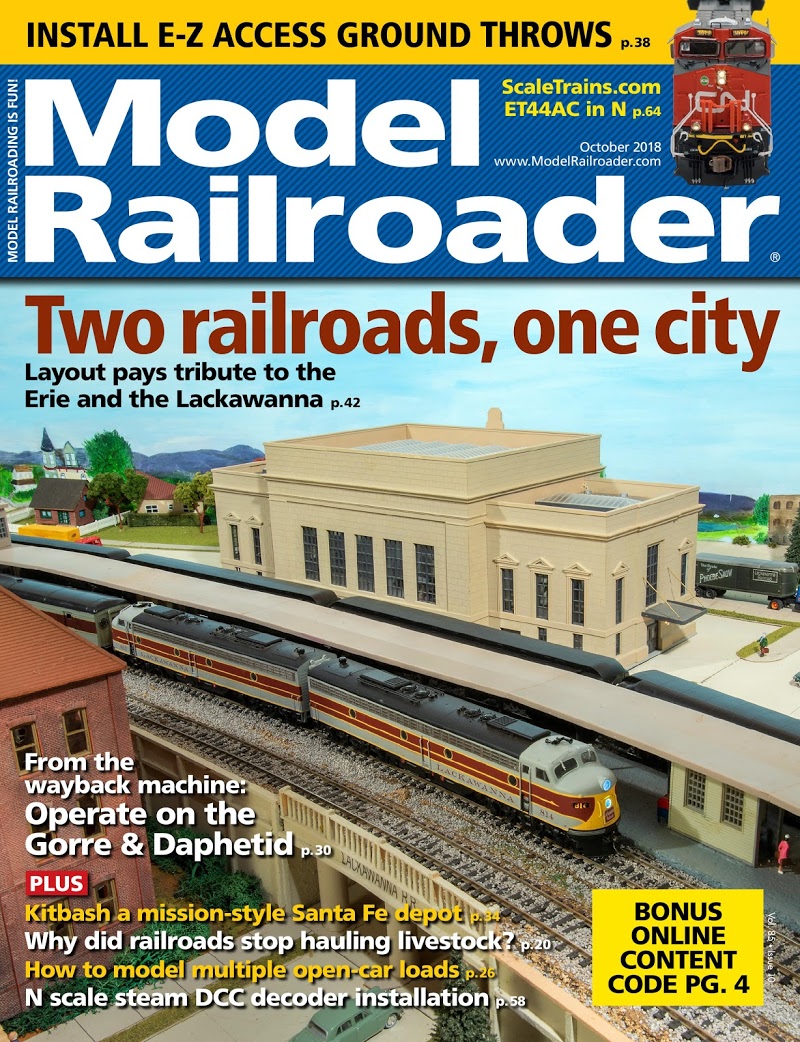 Model-Railroader October 01, 2018 Issue Cover