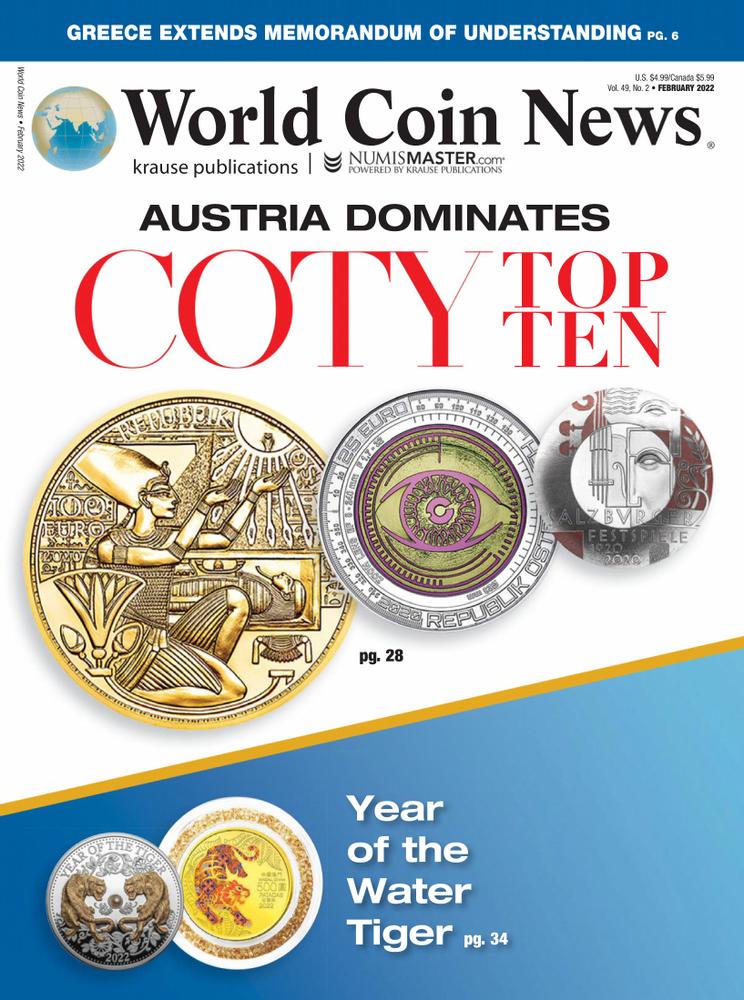 World-Coin-News February 01, 2022 Issue Cover