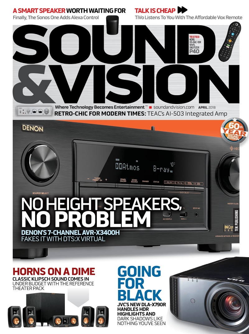 Sound-and-Vision April 01, 2018 Issue Cover