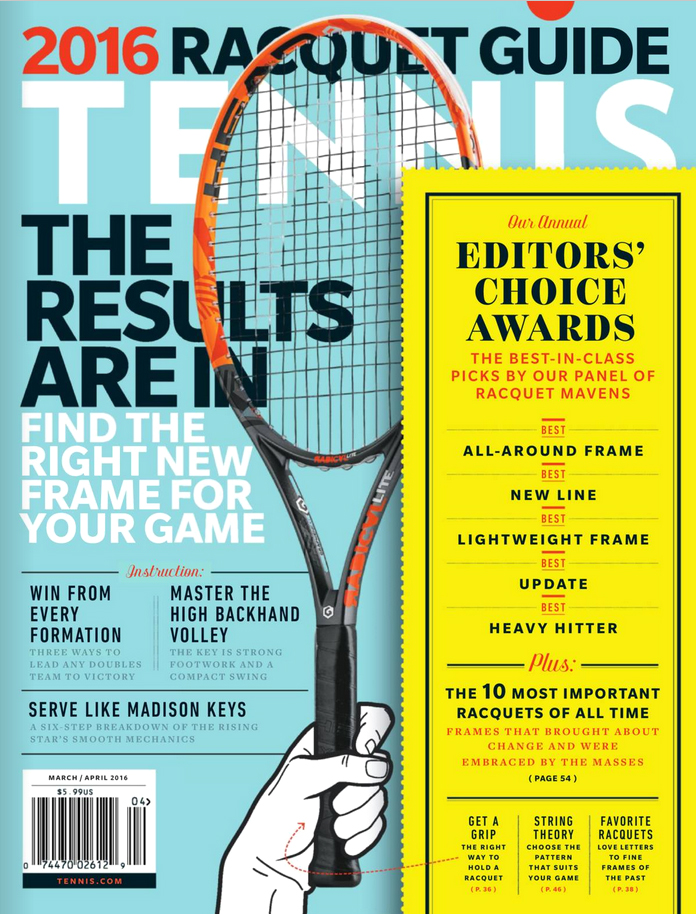 Tennis-Magazine March 01, 2016 Issue Cover
