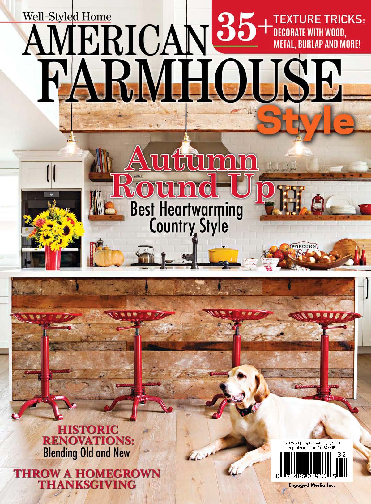 American-Farmhouse-Style September 01, 2016 Issue Cover