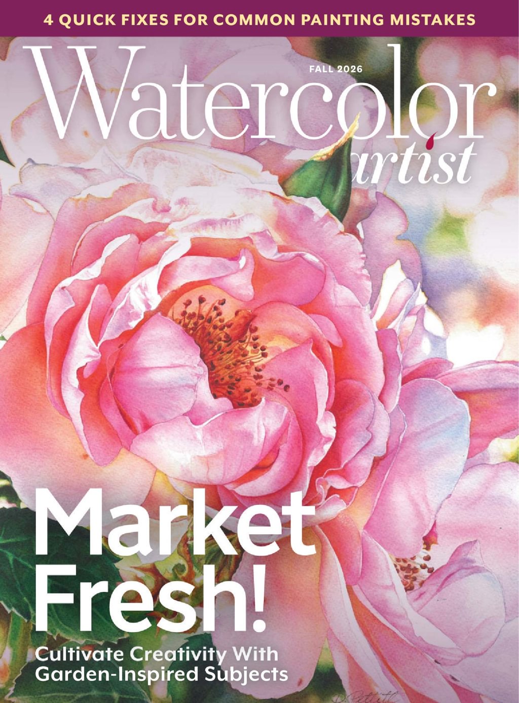 Watercolor Artist September 01, 2026 Issue Cover