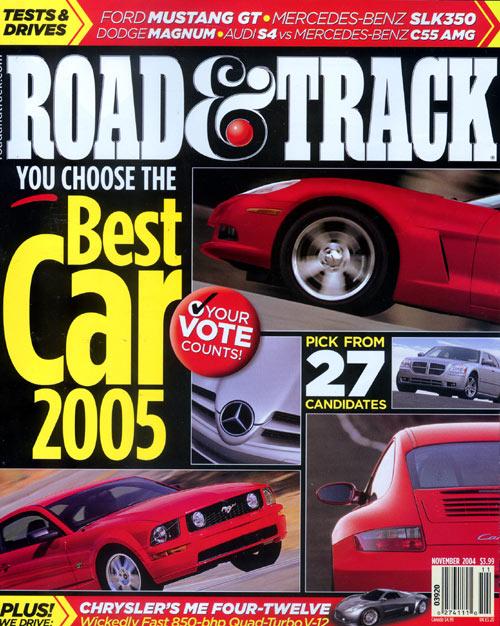 Road-and-Track October 18, 2004 Issue Cover