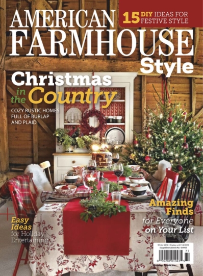 American Farmhouse Style December 01, 2018 Issue Cover
