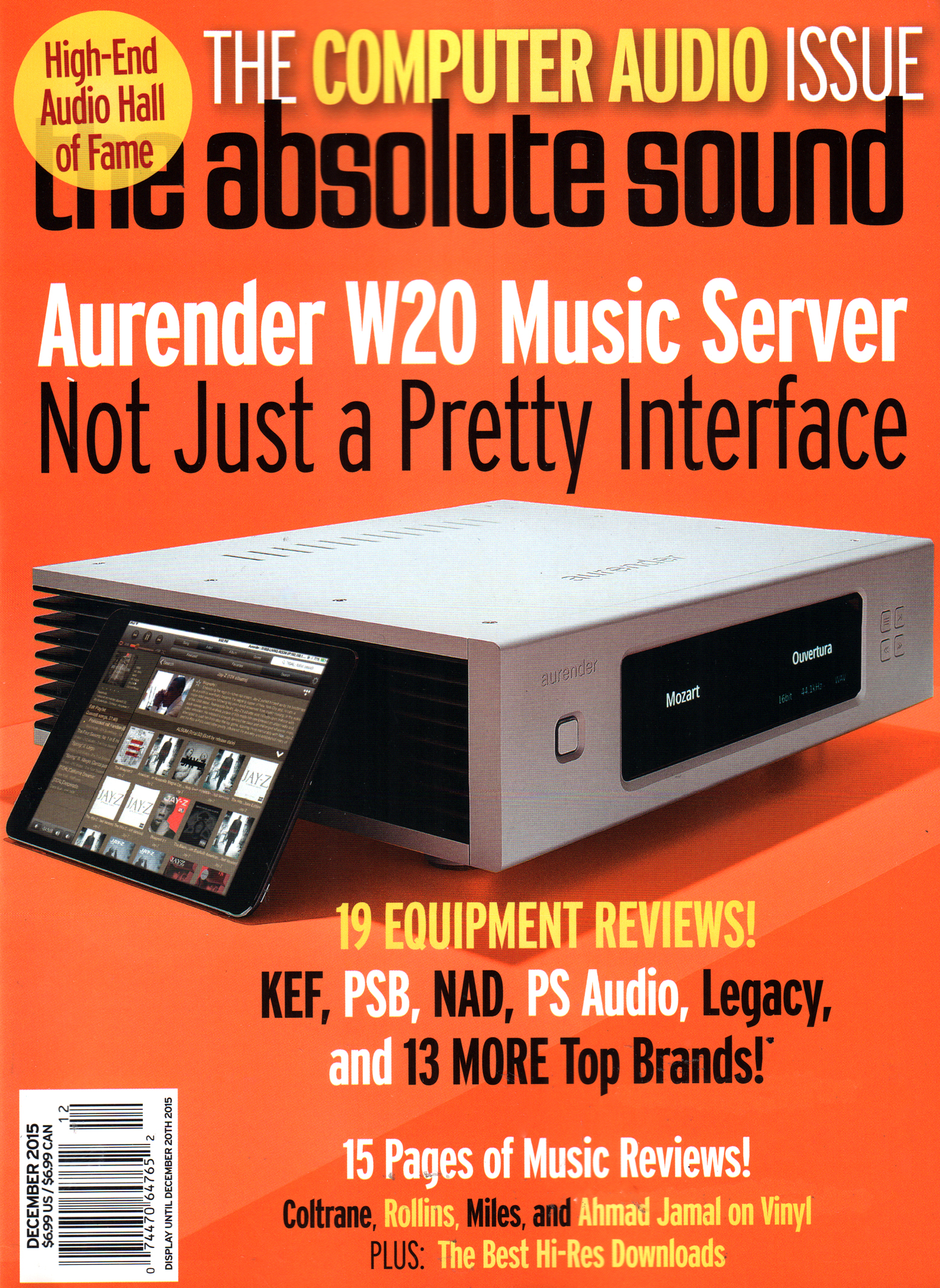 The-Absolute-Sound December 01, 2015 Issue Cover