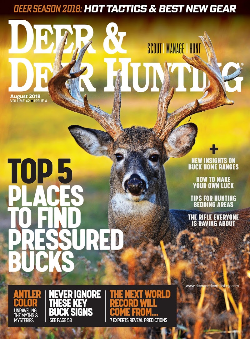 Deer-and-Deer-Hunting August 01, 2018 Issue Cover