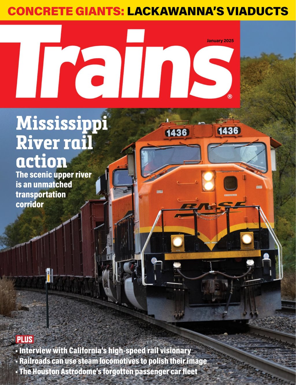 Trains January 01, 2025 Issue Cover
