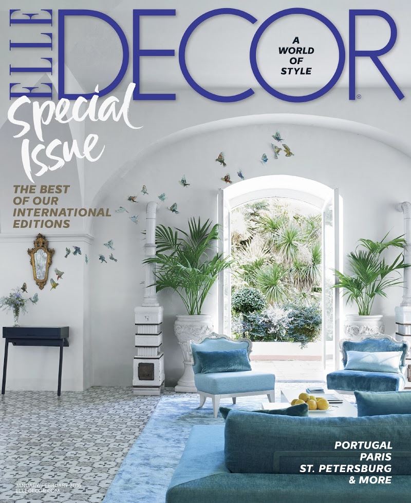 Elle-Decor January 01, 2016 Issue Cover