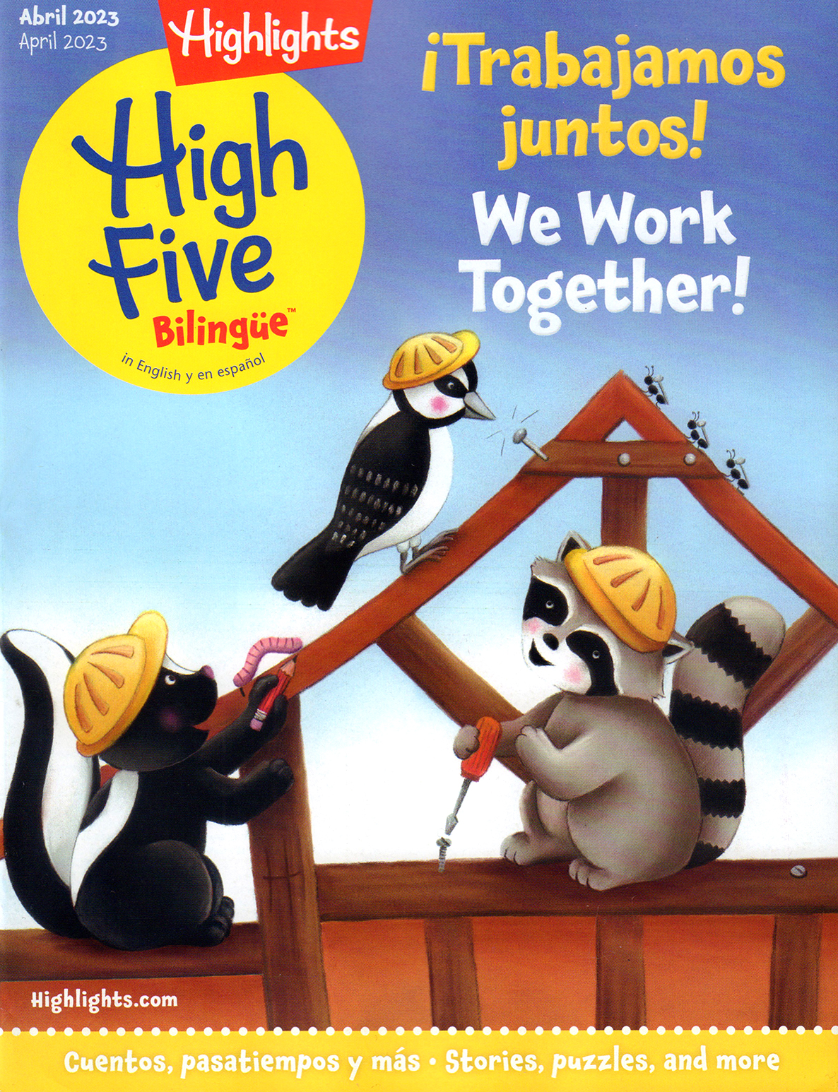 Highlights-High-Five-Bilingue April 01, 2023 Issue Cover