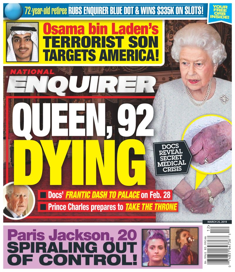 National-Enquirer March 25, 2019 Issue Cover