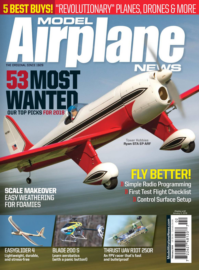 Model-Airplane-News February 01, 2018 Issue Cover