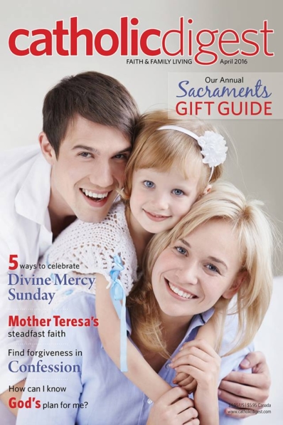 Catholic Digest April 01, 2016 Issue Cover
