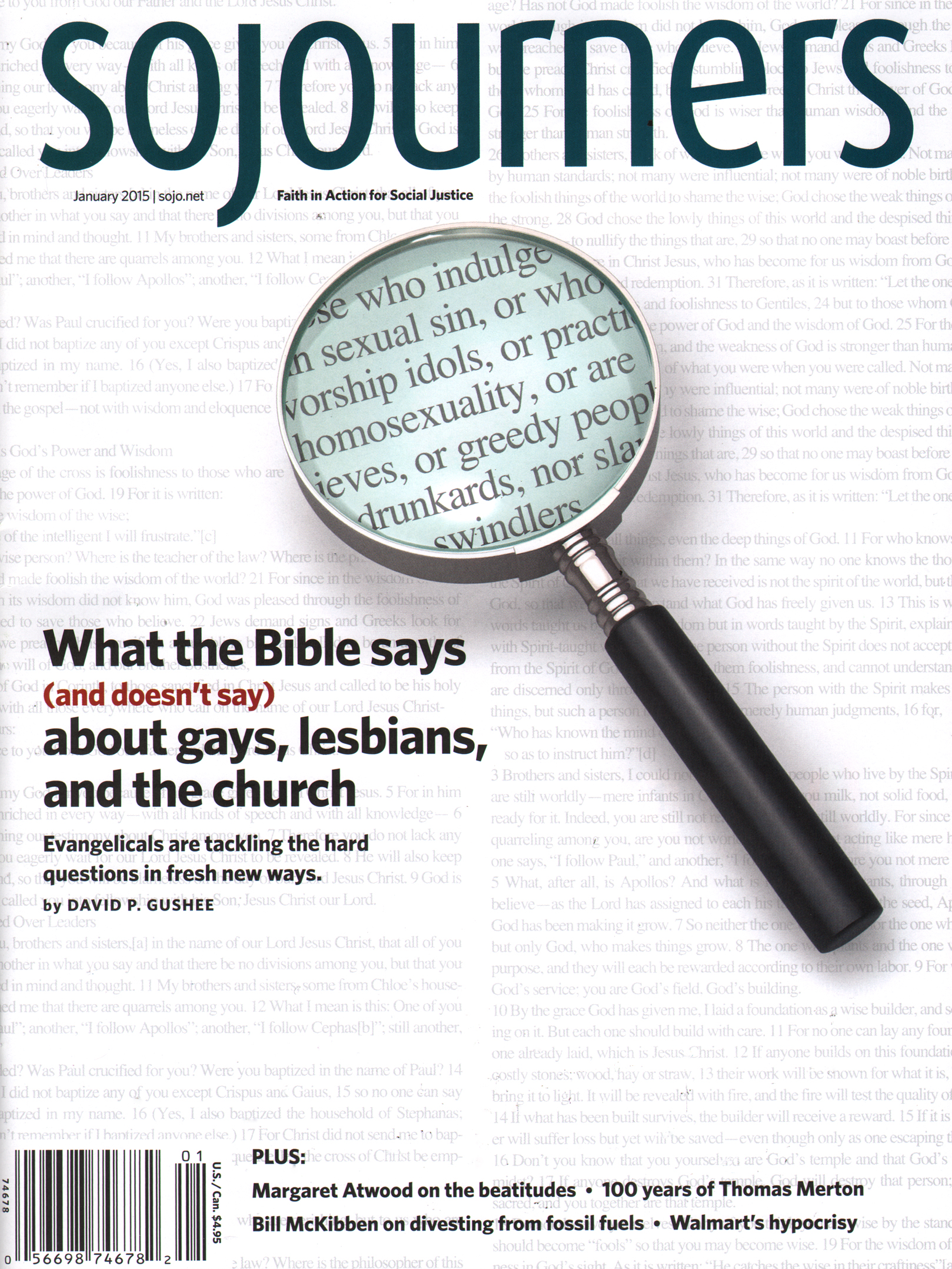 Sojourners January 01, 2015 Issue Cover