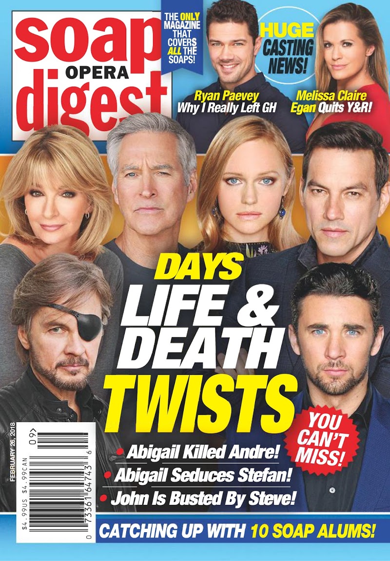 soap-opera-digest February 16, 2018 Issue Cover
