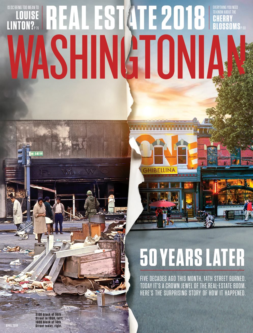 Washingtonian April 01, 2018 Issue Cover