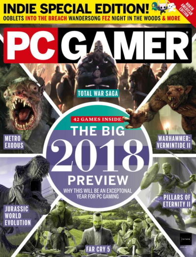 PC Gamer (US Edition) March 01, 2018 Issue Cover