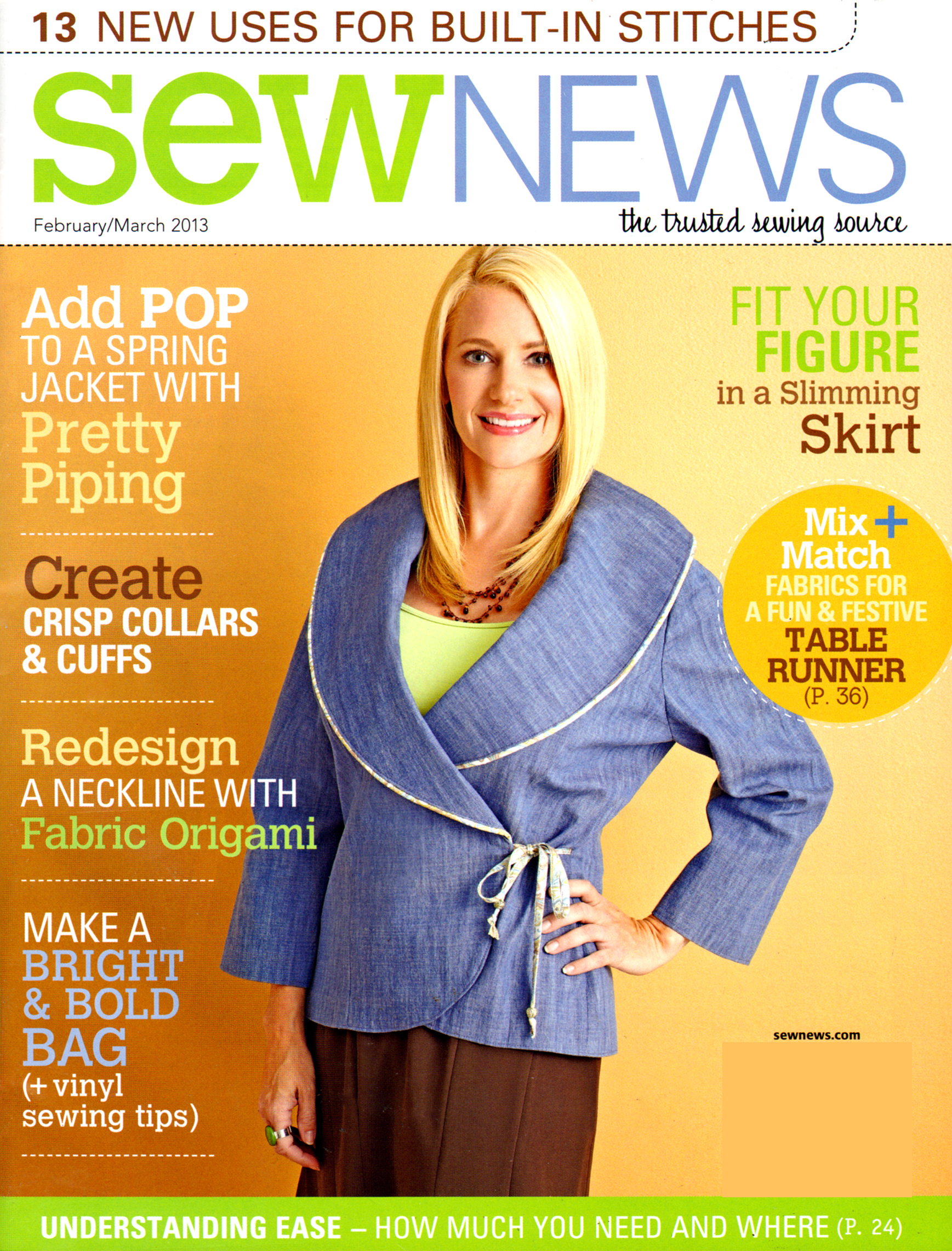 Sew-News February 01, 2013 Issue Cover