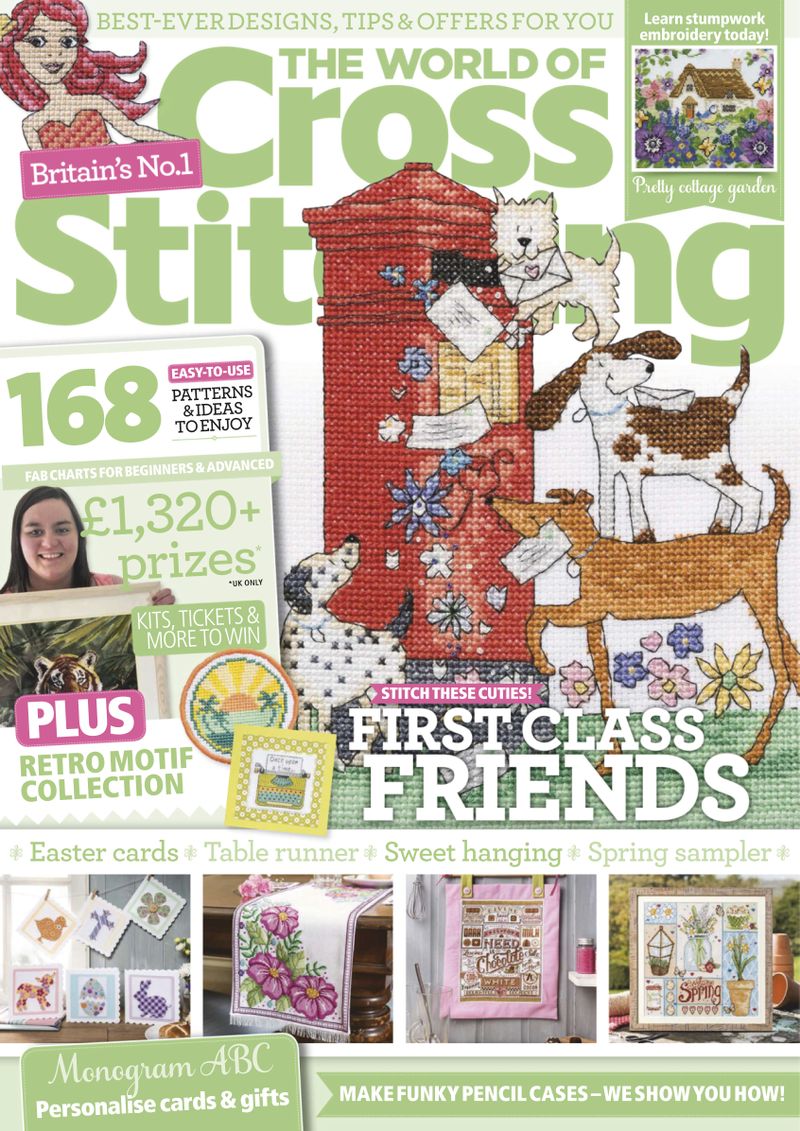 The-World-of-Cross-Stitching April 01, 2019 Issue Cover