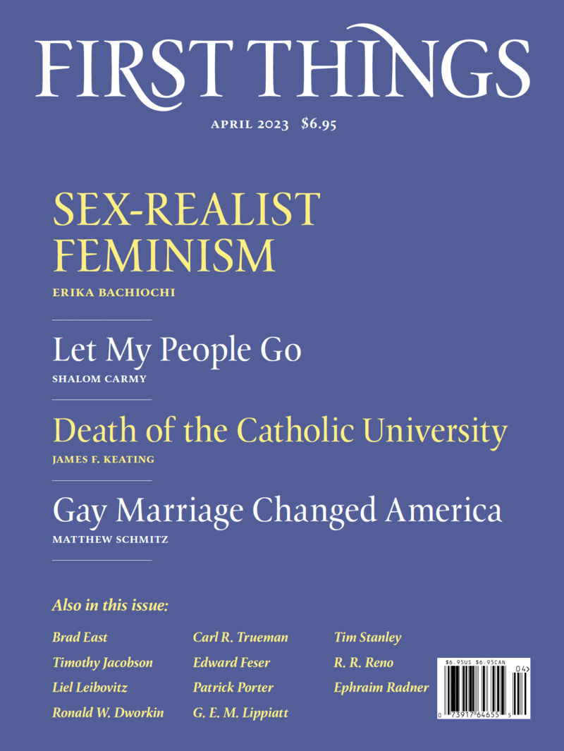 First-Things April 01, 2023 Issue Cover