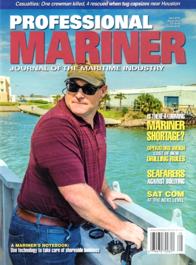 Professional Mariner August 01, 2016 Issue Cover