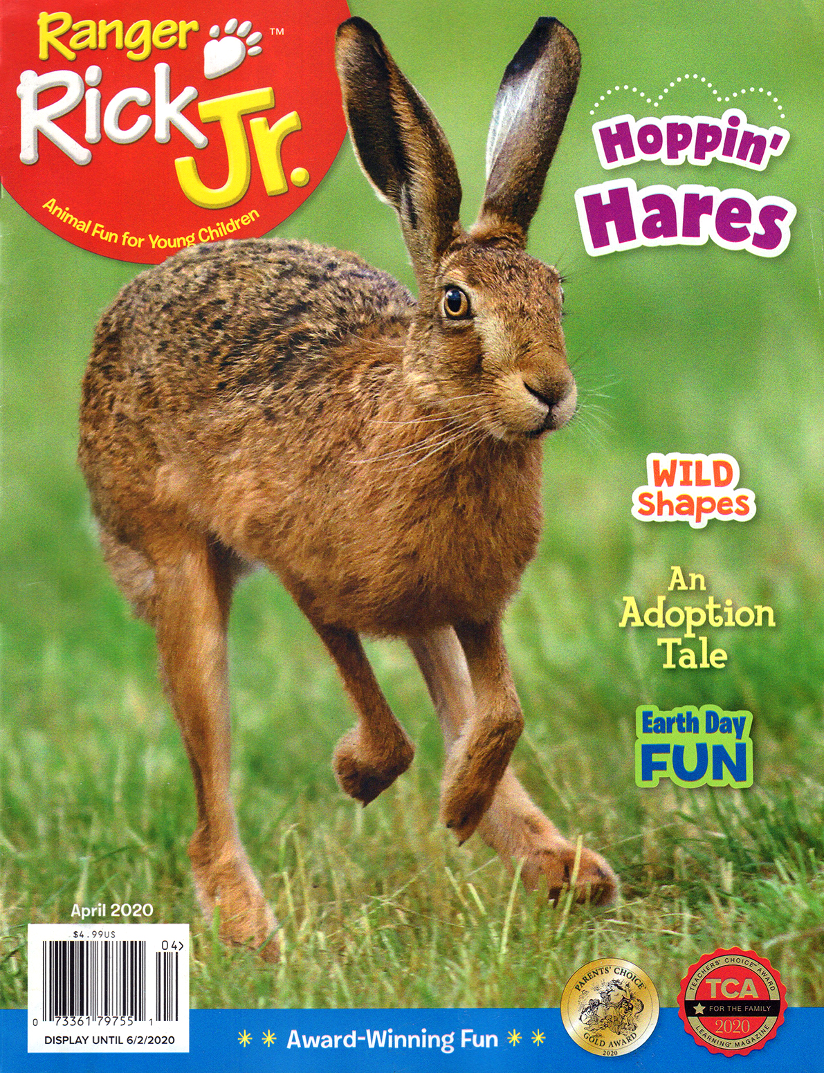 Ranger-Rick-Jr April 01, 2020 Issue Cover