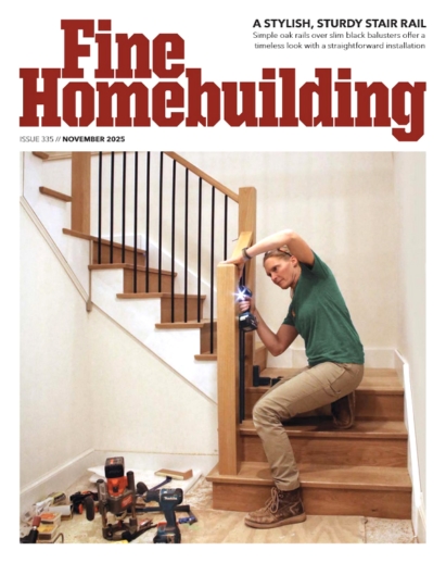 Fine Homebuilding November 01, 2025 Issue Cover