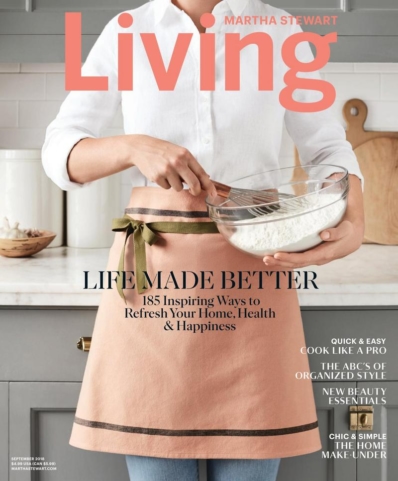 Martha Stewart Living September 01, 2018 Issue Cover