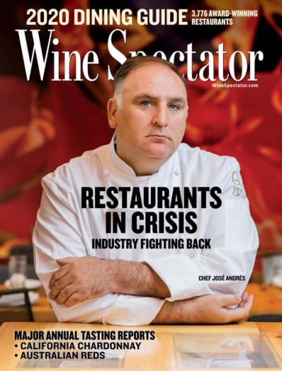Wine Spectator July 31, 2020 Issue Cover
