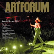 Artforum December 01, 2025 Issue Cover