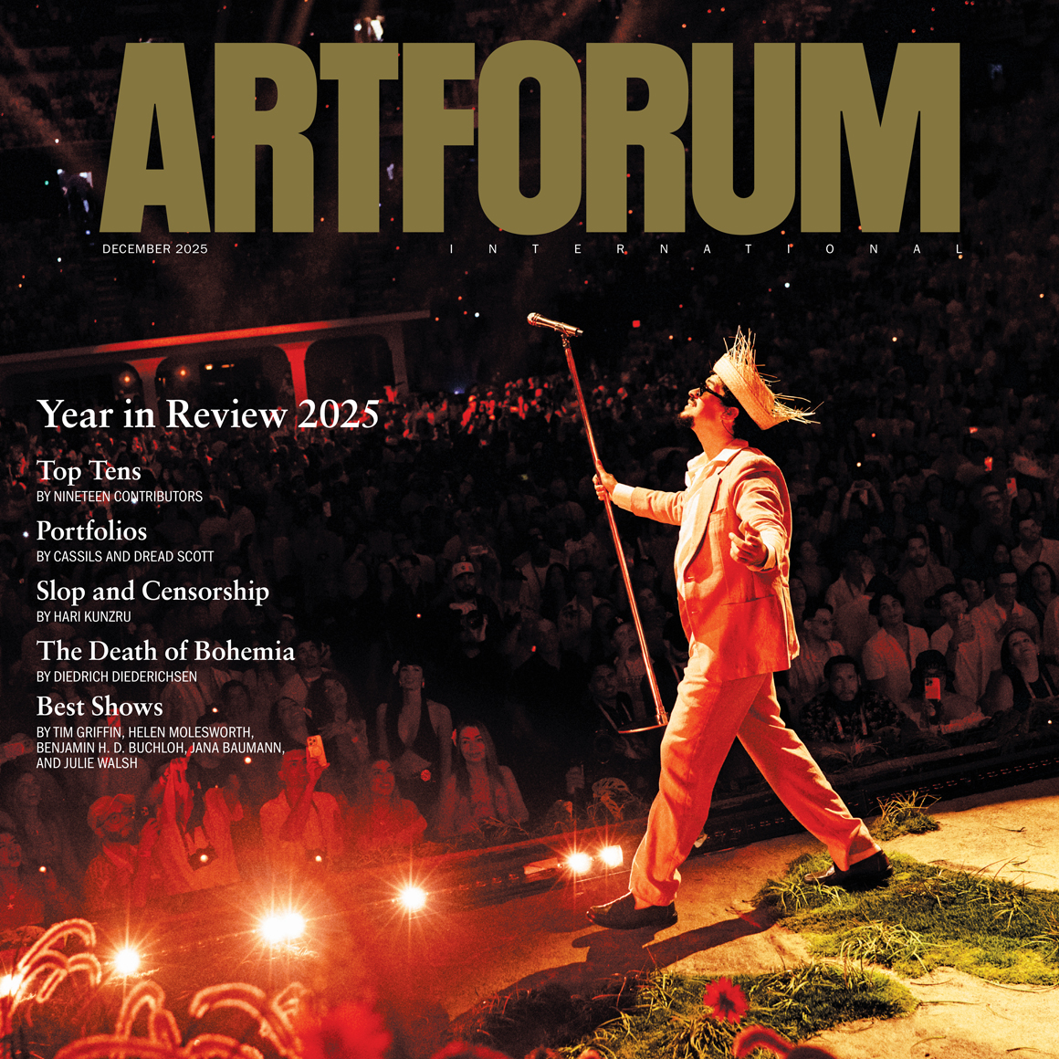 Artforum December 01, 2025 Issue Cover