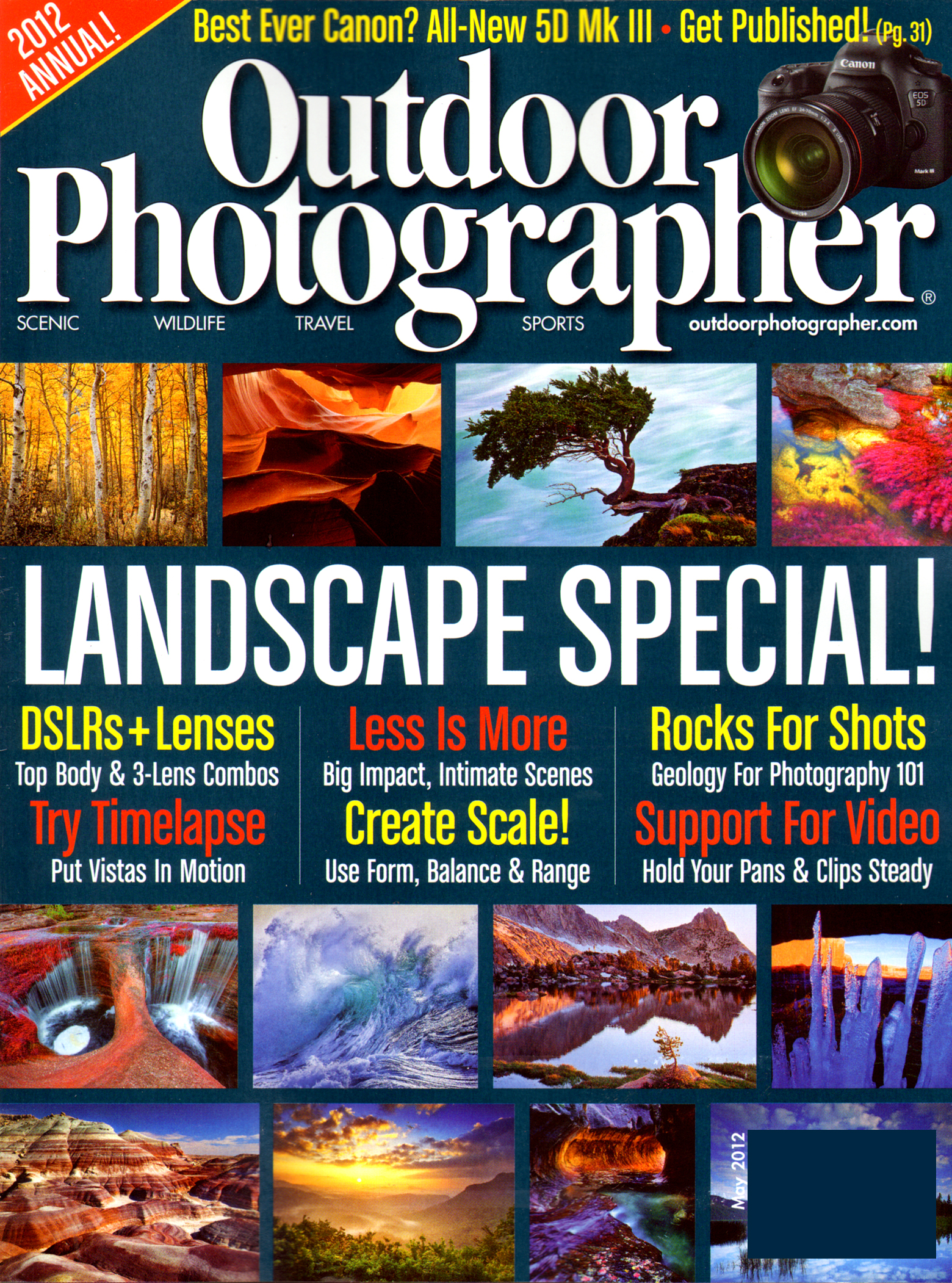 outdoor-photographer May 01, 2012 Issue Cover