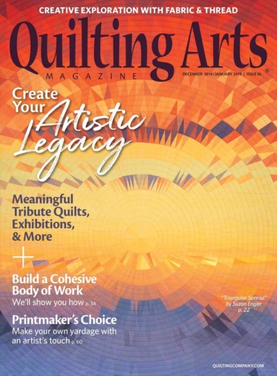 Quilting Arts December 01, 2018 Issue Cover