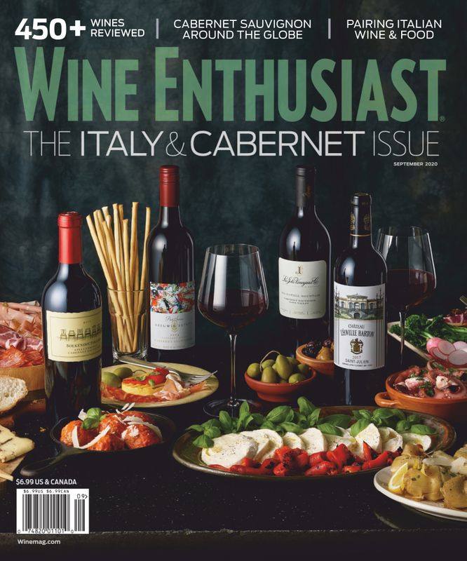 Wine-Enthusiast September 01, 2020 Issue Cover