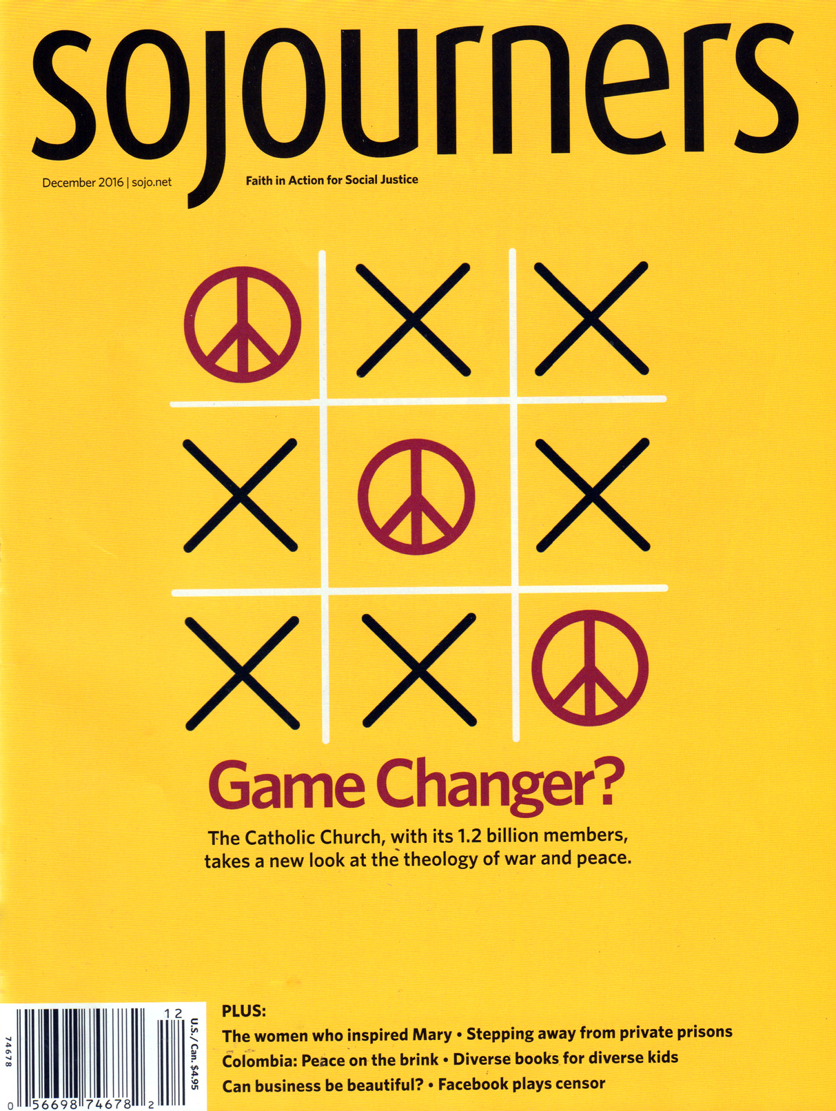 Sojourners December 01, 2016 Issue Cover