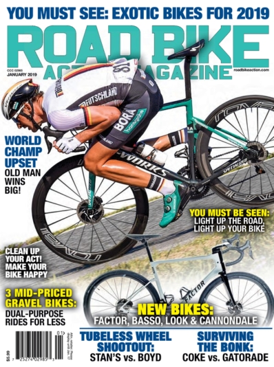 Road Bike Action January 01, 2019 Issue Cover