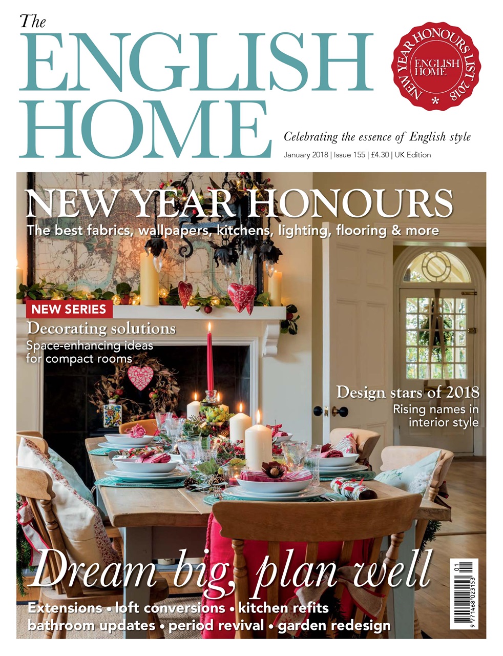 The-English-Home January 01, 2018 Issue Cover
