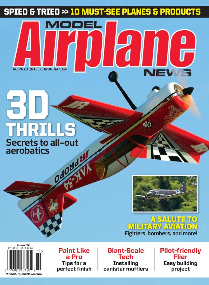 Model-Airplane-News October 01, 2021 Issue Cover