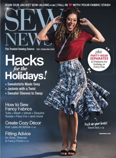 Sew News December 01, 2018 Issue Cover
