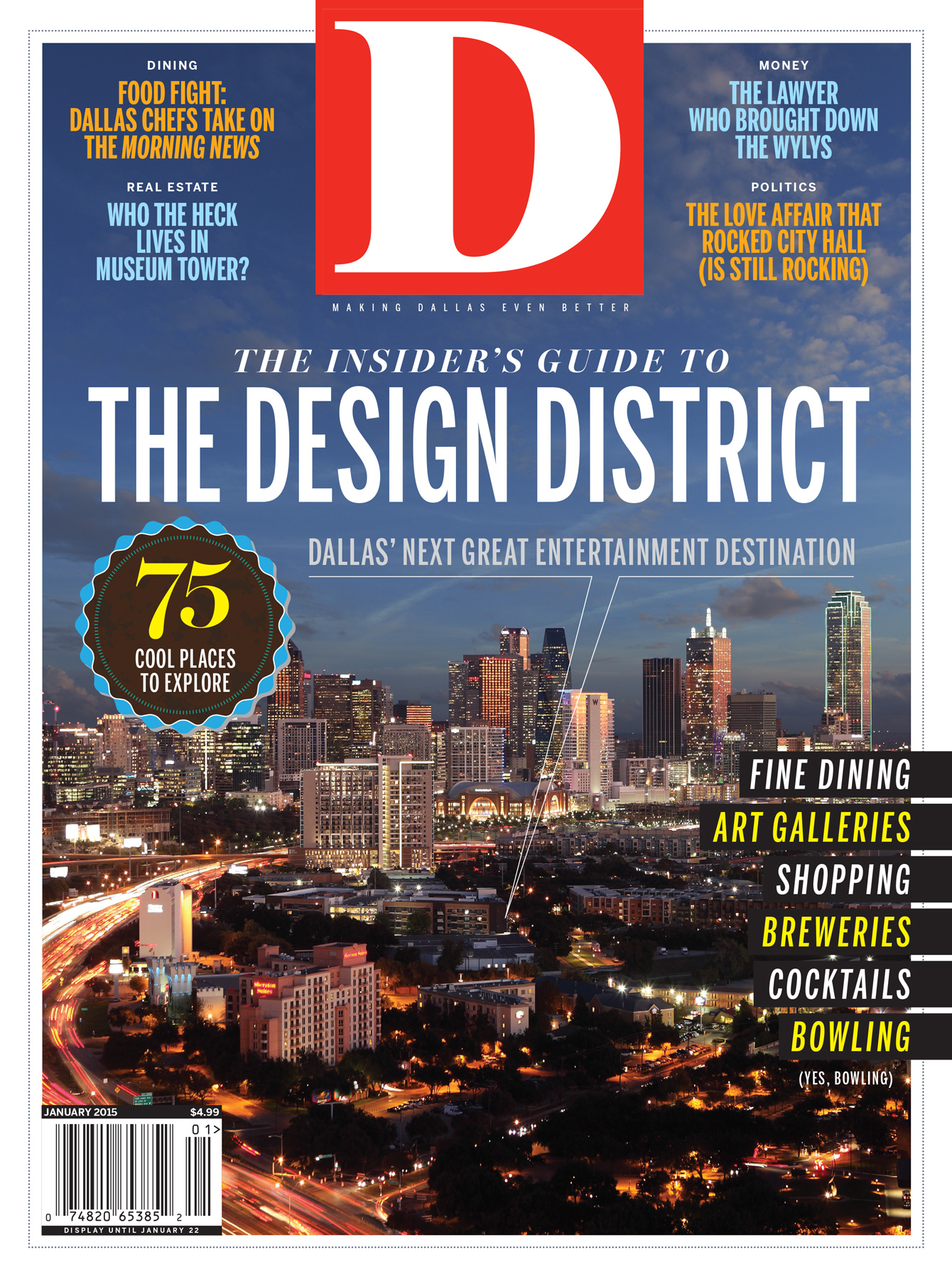 D-Magazine January 01, 2015 Issue Cover