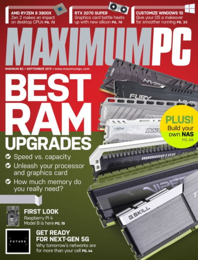 Maximum PC September 01, 2019 Issue Cover