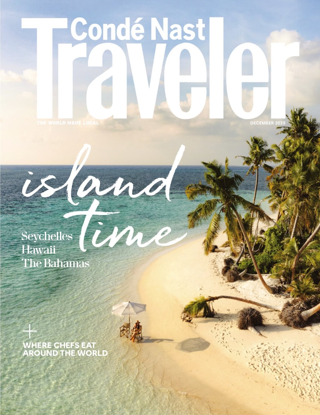 Condé Nast Traveler December 01, 2025 Issue Cover