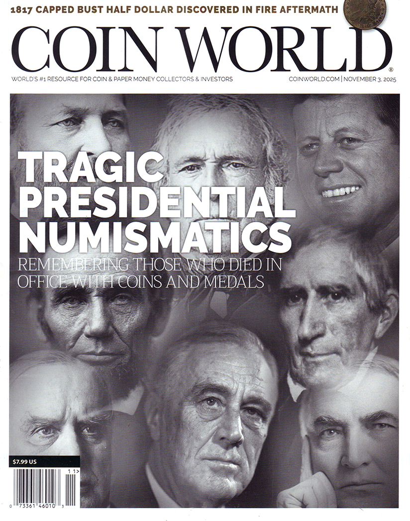Coin-World-Weekly November 03, 2025 Issue Cover