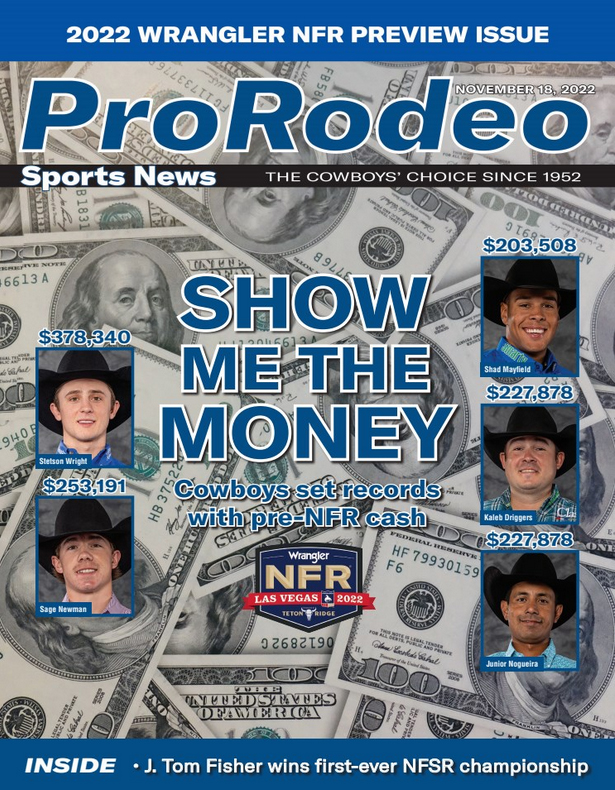 Pro-Rodeo-Sports-News November 18, 2022 Issue Cover