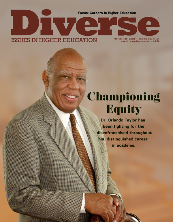 Diverse-Issues-In-Higher-Education October 28, 2021 Issue Cover