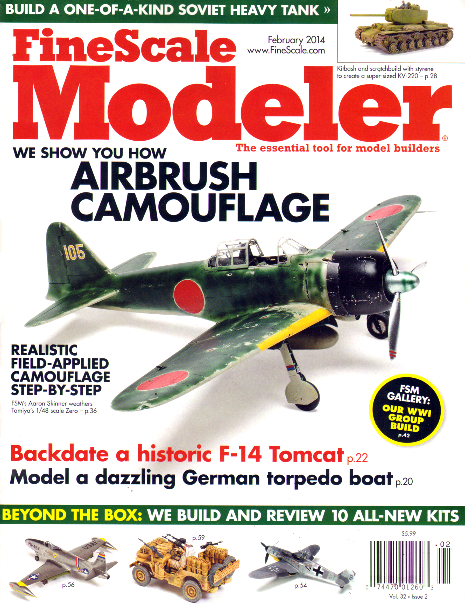 Finescale-Modeler February 01, 2014 Issue Cover